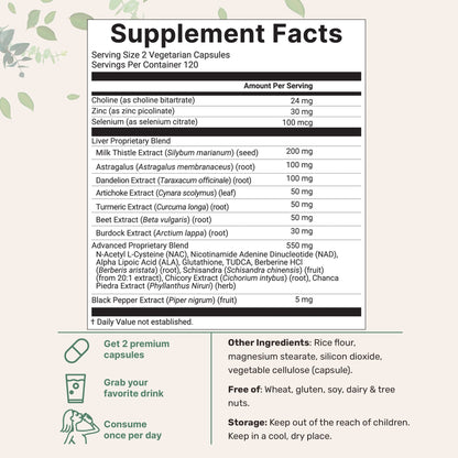 Novara 20-in-1 Liver Advanced+ Capsules